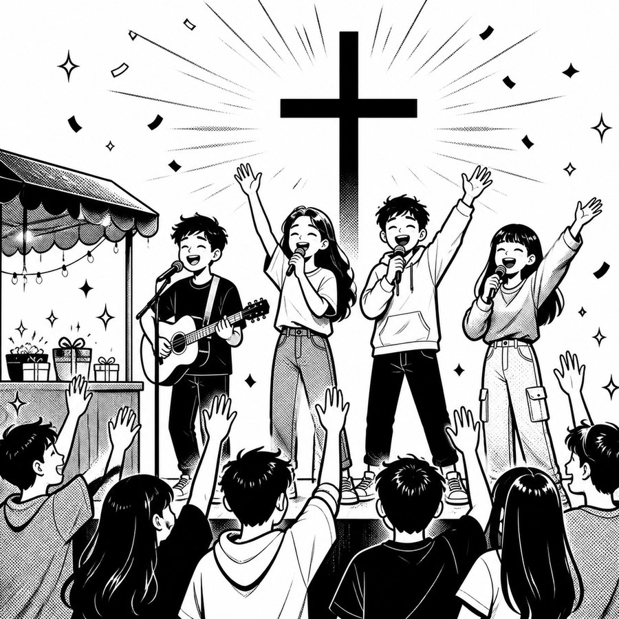 연합예배와 달란트 잔치
